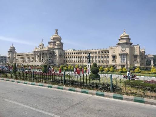 10 Best Tourist Places in Bangalore for an Unforgettable Trip Vidhana Soudha, among the famous tourist places in Bangalore